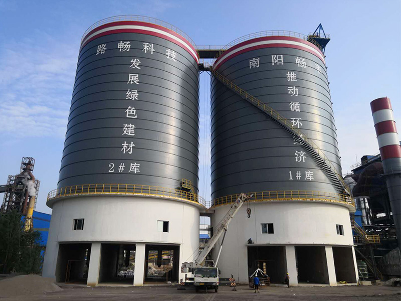 钢板仓-龙成集团2x1万吨工程